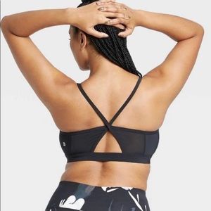 ALL IN MOTION SPORT BRA, MESH BACK,NWT